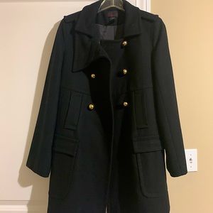 Via black coat size small